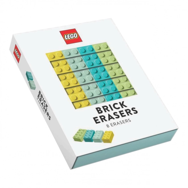 Lego School Erasers Set - 8 Pieces