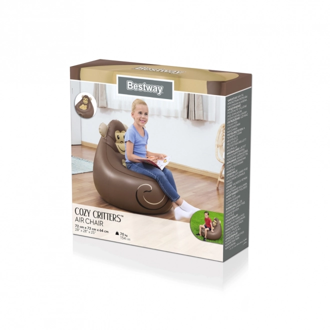 Inflatable Monkey Chair for Children