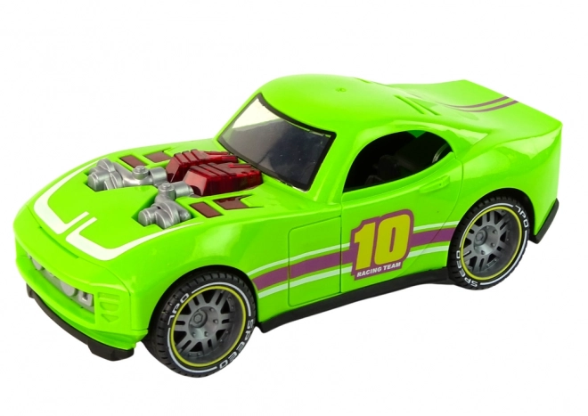 Green Sports Car with Sound and Lights 1:14 Scale