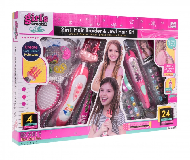 Hair Braiding and Jewelry Kit