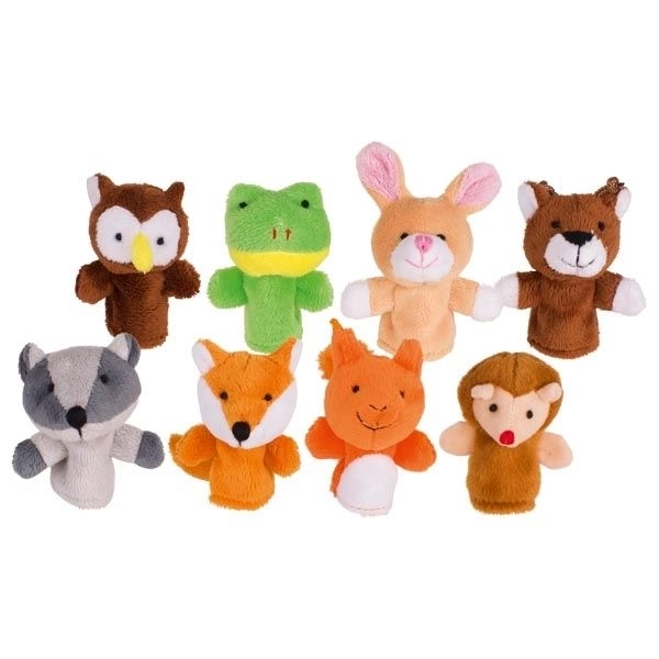 Forest Animals Finger Puppets Set