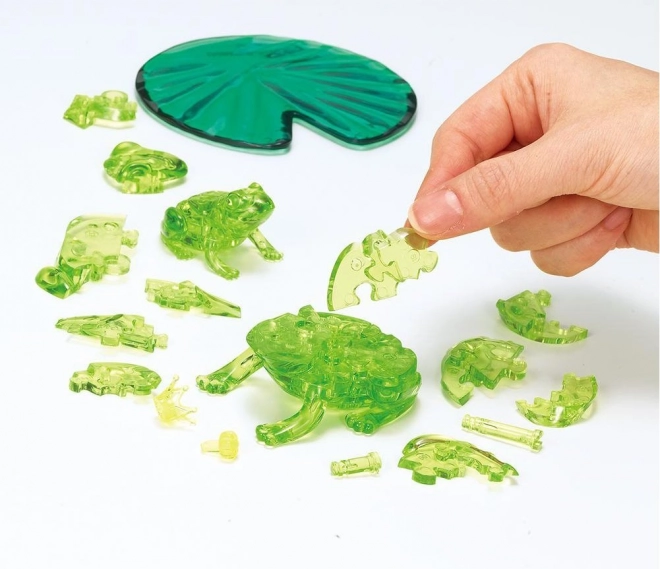 3D Crystal Puzzle Frogs