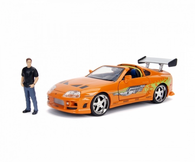 Fast & Furious 1995 Toyota Supra with Brian O'Conner Figurine