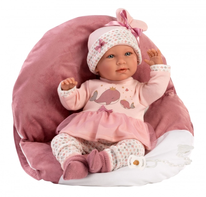 Realistic Newborn Doll with Sounds - 42 cm