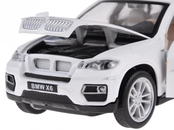 BMW X6 Metal Model Car 1:32 Scale with Lights and Sound