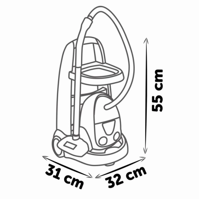 Cleaning Cart with Vacuum for Kids