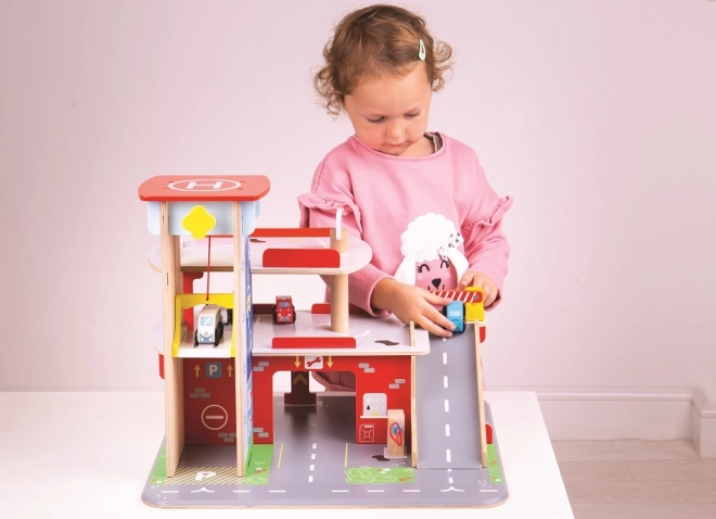 Bigjigs Toys Garage with Parking