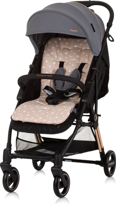 Chipolino Stroller Cushion Beige Stars