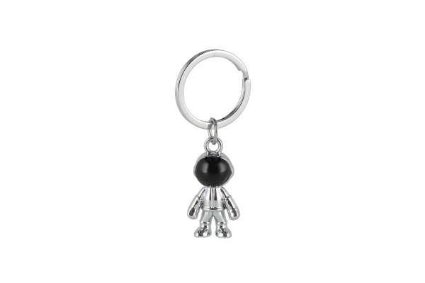 Astronaut Metal Keychain