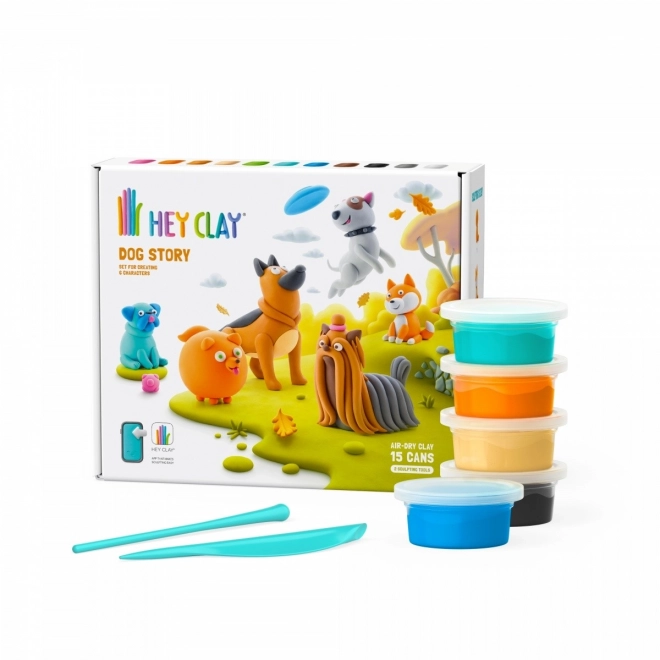 Hey Clay: Kutyák története - modellező készlet