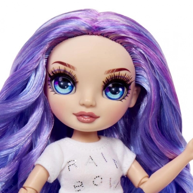 Rainbow High Junior Fashion Doll in Pajamas - Violet Willow