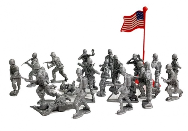 Large Military Soldier Figurine Set 100 Pieces