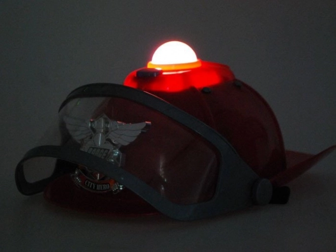 Firefighter Set with Helmet, Light, Sound, and Accessories