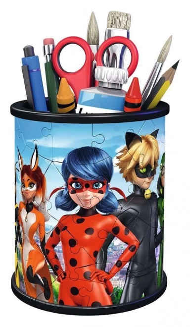 Ravensburger 3D Puzzle Station: Miraculous Ladybug and Cat Noir