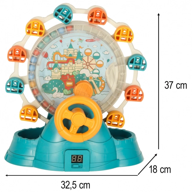 Devil's Mill Carousel with Steering Wheel and Ball Catching