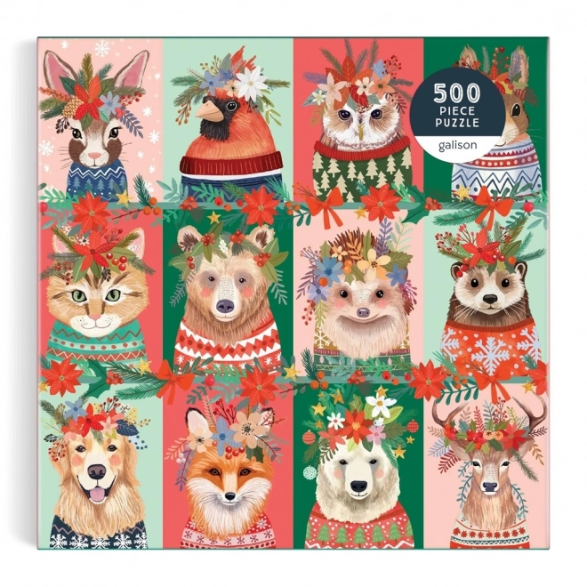 Christmas Critters Puzzle 500 Pieces