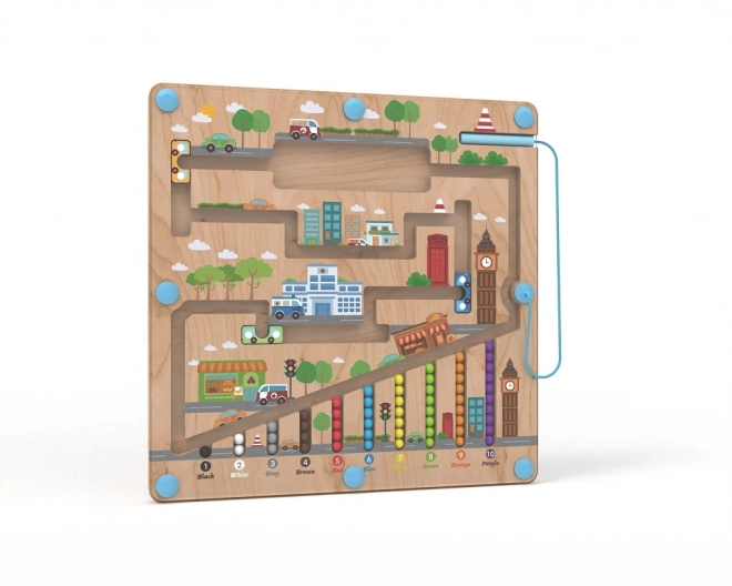 Magnetic City Play Board for Kids