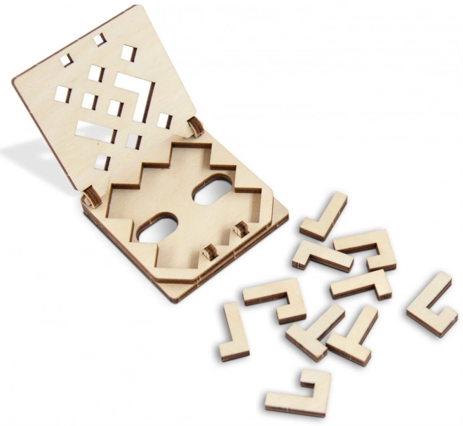 Wooden 3D Puzzle Snake Game