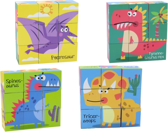 6 in 1: six dinosaurs in one set