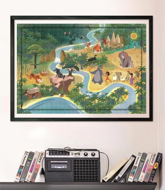 Compact Story Maps Puzzle - The Jungle Book