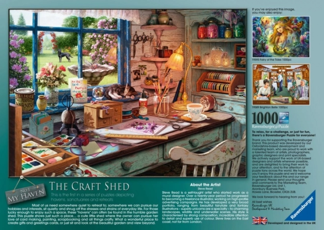 Ravensburger My Haven Puzzle - Craft Workshop 1000 Pieces