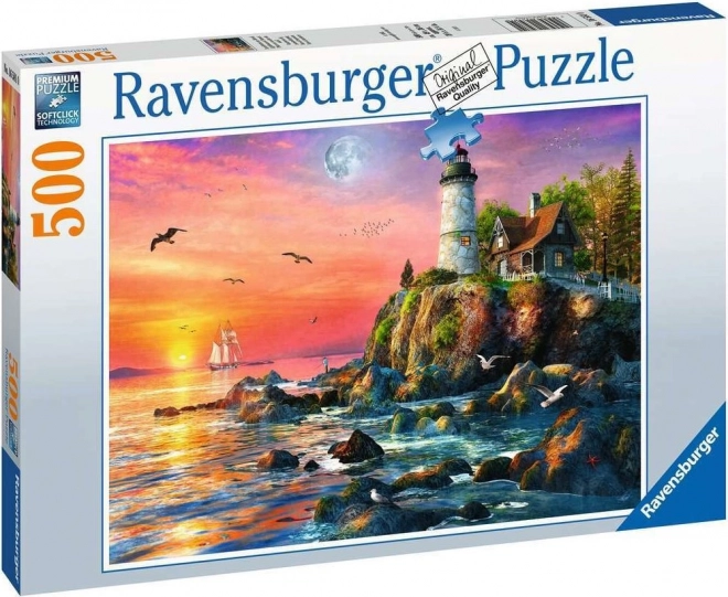 Lighthouse at Sunset Puzzle by Ravensburger