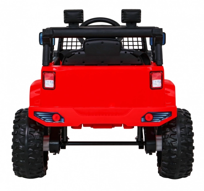 Autíčko Jeep Dark Night na akumulátor pre deti Čierne – Červené