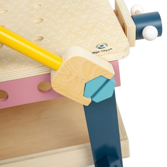 Bigjigs Wooden Kids Tool Workbench