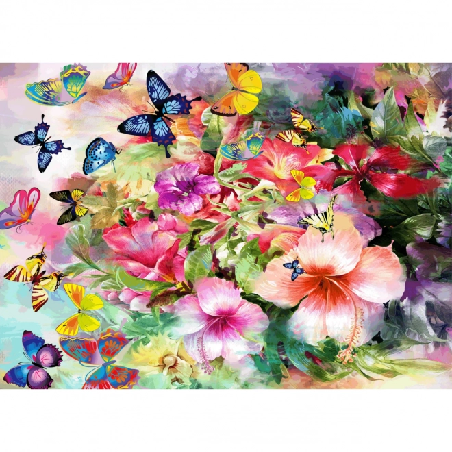 Brain Tree Puzzle Flowers and Butterflies 500 Pieces