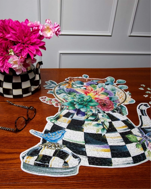 Galison Teapot Shaped Puzzle 750 Pieces