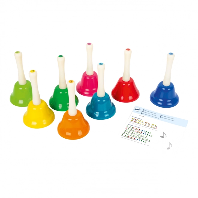 Small Foot Bell Set for Young Musicians 8 pcs