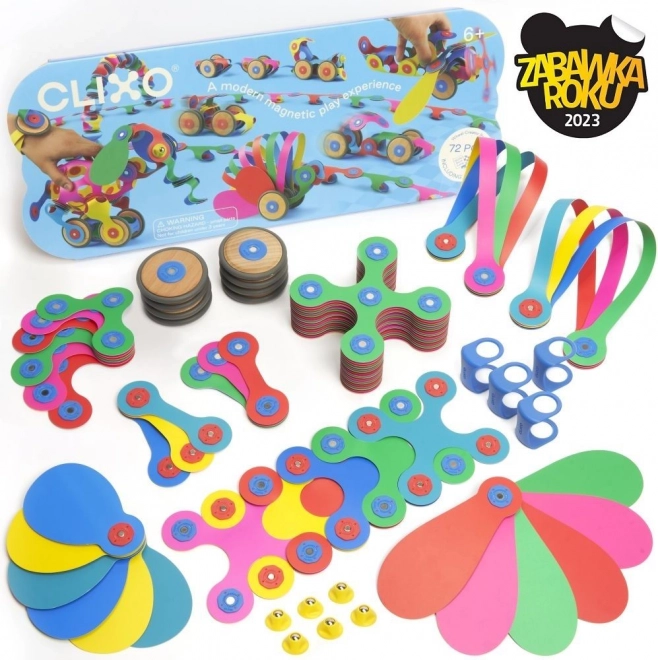 Clixo Wheel Creator - Magnetische Bouwset