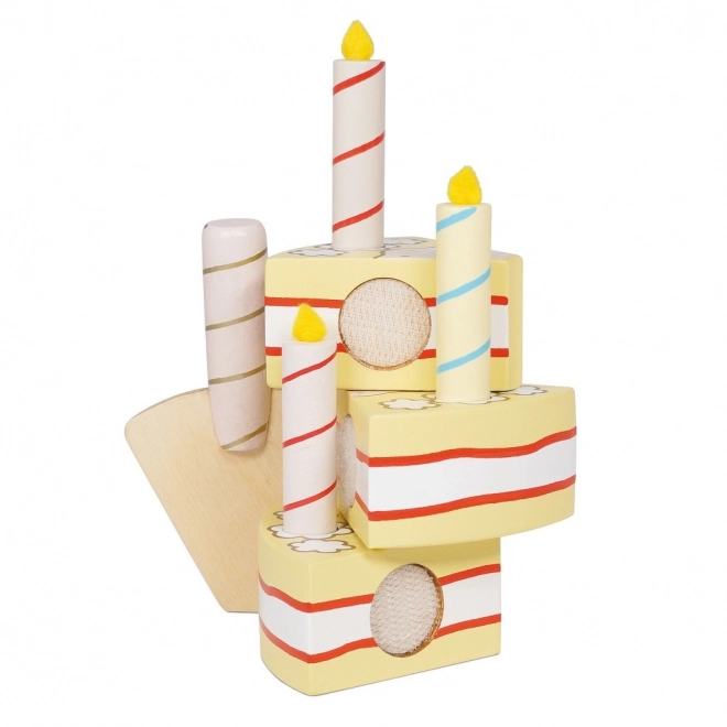 Vanilla Birthday Cake with Candles