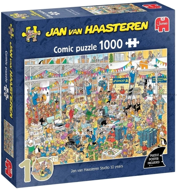 Puzzle JUMBO Jan van Haasteren 10. anniversario 1000 pezzi