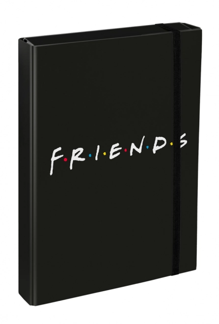 A4 Jumbo Document Folder with Elastic - Friends