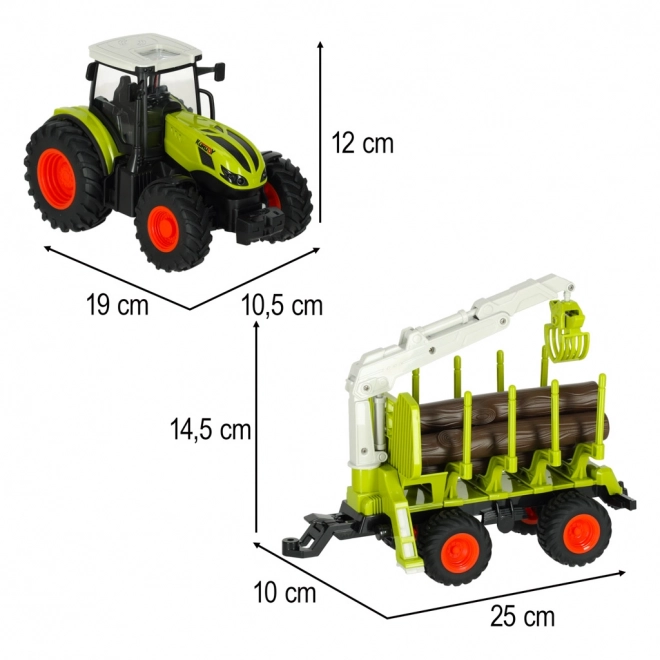 Trattore RC con supporto