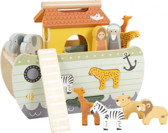 Noah's Ark Wooden Safari Adventure Toy