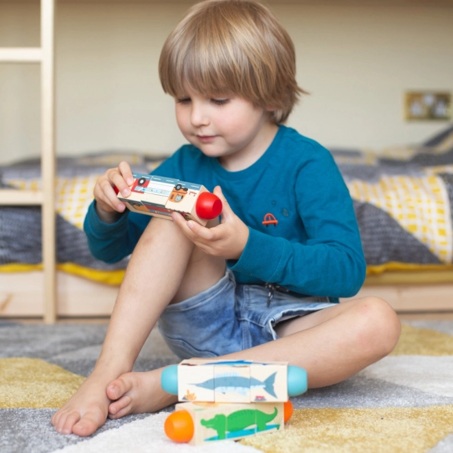 Jungle Adventure Wooden Activity Roller