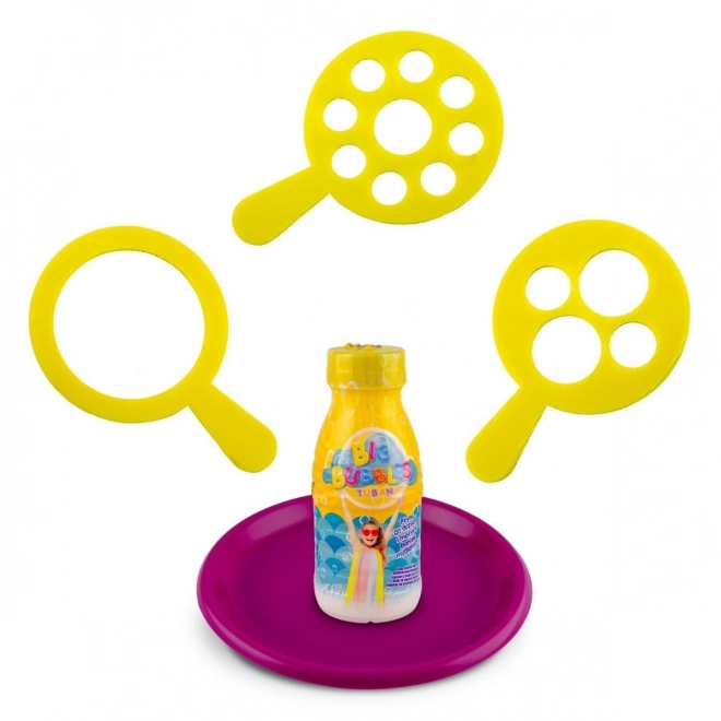 Big Bubble Set with Liquid, Stand and 3 Rings