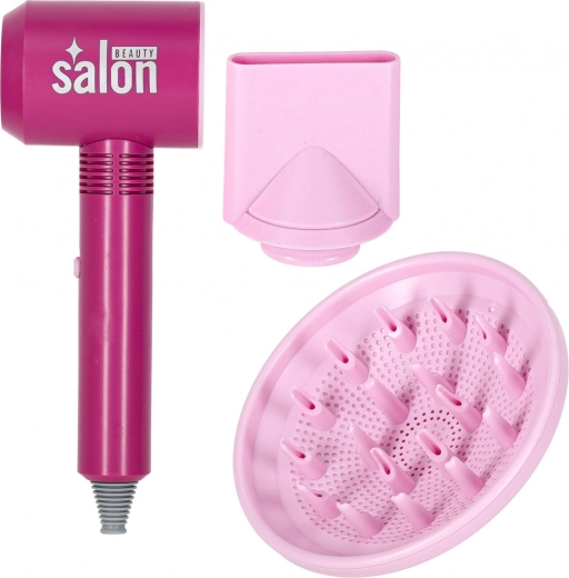 Interaktiv hårtørrer med to mundstykker