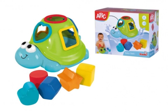 Turtle Shape Sorter for Bath