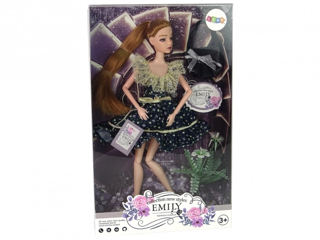 Emily Fashion Show Doll with Flower Handbag