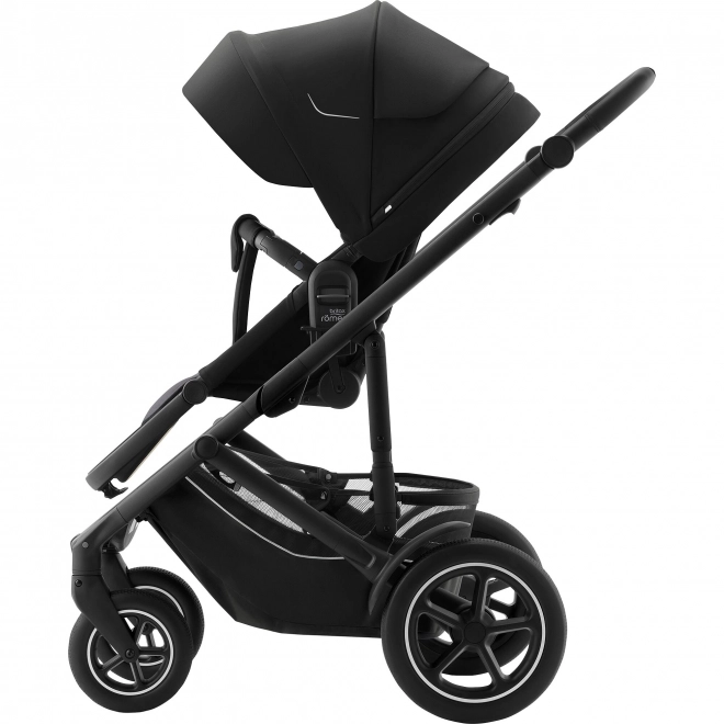 Smile Stroller 5Z Set with Deep Bassinet and Baby-Safe Pro Vario Base 5Z in Space Black