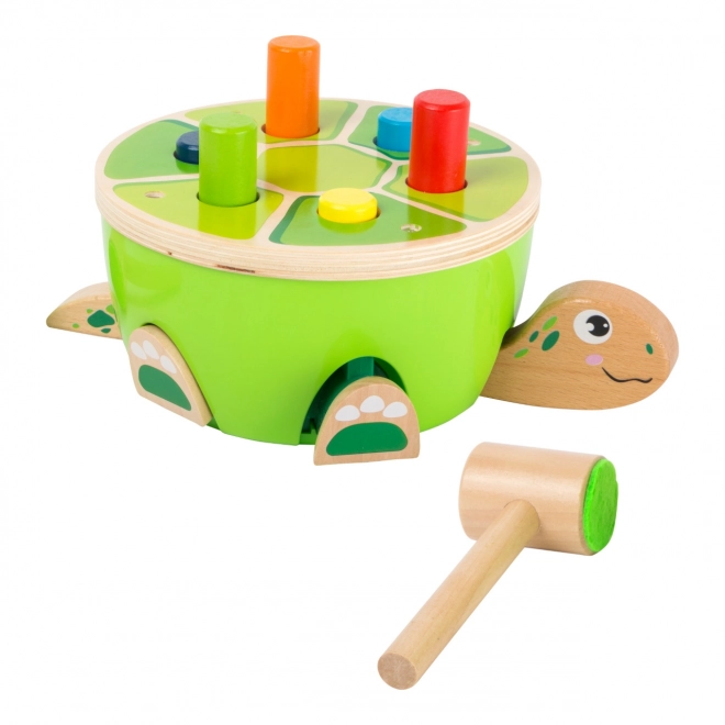 Wooden Turtle Hammering Toy by Small Foot