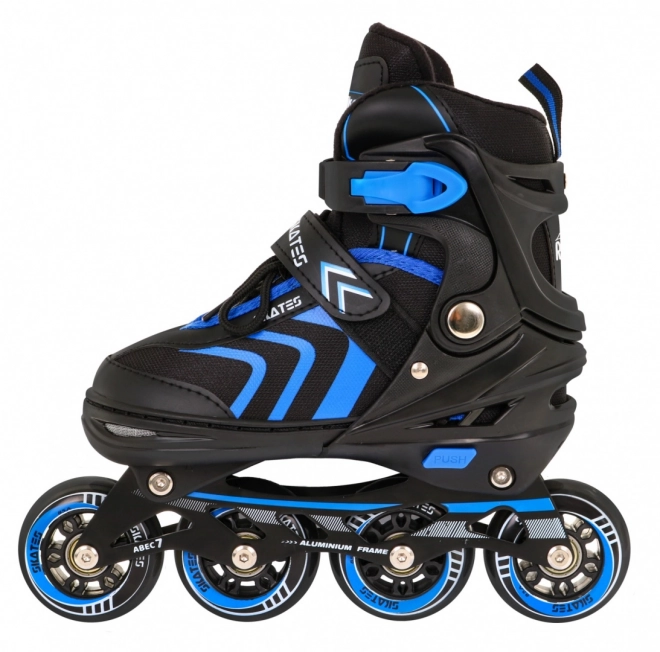 4-in-1 Skates Rollerblades Ice Skates for Kids Size 34-38 Blue