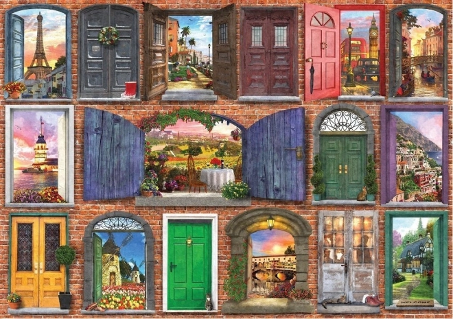 Puzzle Doors of Europe 1000 Pieces