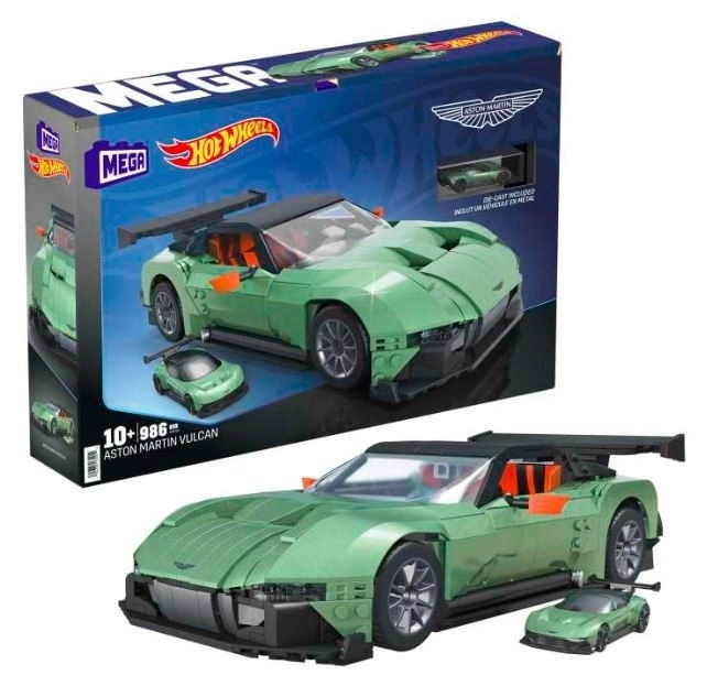 Mega Hot Wheels Aston Martin Vulcan Construction Set