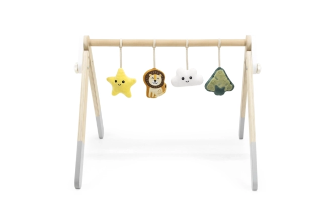 Wooden Baby Gym With Toys