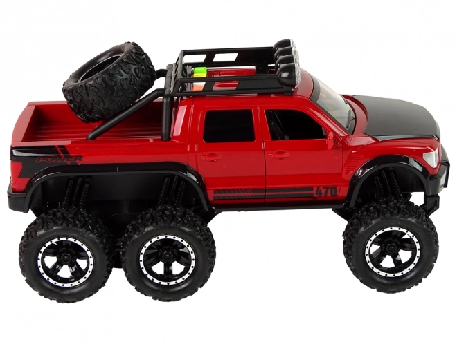 Frictio-Powered Off-Road Car with Large Wheels