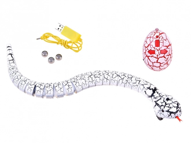 Remote Controlled Snake Toy – white